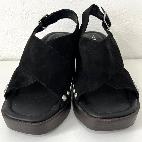 Torrid Black Studded Chunky Heel - Size 8WW - Picture 7 of 12